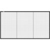 Global Industrial Machine Wire Guard Panel 9'W Black