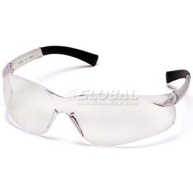 Ztek® Safety Glasses Clear Anti-Fog Lens  Clear Frame
