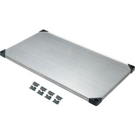 Nexel® S2442SZ Solid Galvanized Shelf 42""W x 24""D