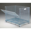 Folding Wire Container GC404836S4 48x40x42-1/2 3000-4000 Lb. Cap. Drop Gate 48""Side