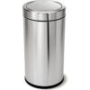 Simplehuman® Stainless Steel Swing Top Trash Can 14-1/2 Gallon