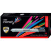 BIC® Intensity Retractable Permanent Marker Fine Bullet Tip Black Dozen