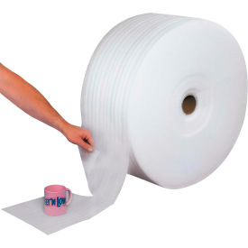 Global Industrial™ UPSable Perforated Foam Roll 12""W x 350'L x 1/8"" Thick White 1 Roll