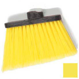 Carlisle Duo-Sweep Medium Duty Angle Broom W/12"" Flare (Head Only) 8"" Yellow