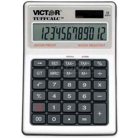 Victor® 12-Digit Calculator 99901 Hybrid Power 4-5/8"" X 6-1/2"" X 1-3/4"" White