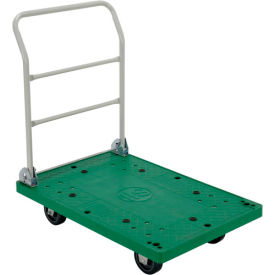 Folding Plastic Deck Platform Truck FPT-2537 36 x 24 500 Lb. Capacity