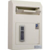 Protex Wall Mount Drop Box with Electronic Lock WDS-150E II 10"" x 4-1/4"" x 15"" Beige