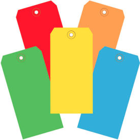 Global Industrial™ Shipping Tag #5 4-3/4""L x 2-3/8""W Assorted Colors 1000/Pack