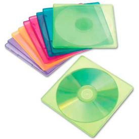 Innovera IVR81910 Slim CD Case Assorted Colors 10/Pack