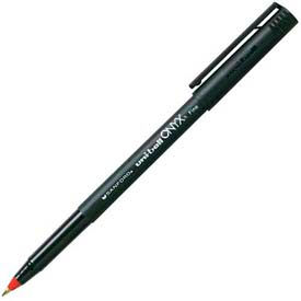 Sanford® Onyx Rolling Ball Pen Non-Refillable 0.7mm Red Ink Dozen