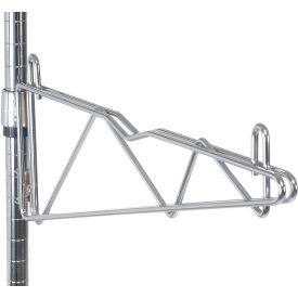 Nexel® Chrome Adjustable Single Shelf Post Bracket 18""D
