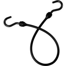 The Better Bungee™ BBC12NBK 12"" Bungee Cord with Over Molded Nylon Ends - Black