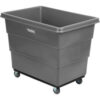 Global Industrial™ Plastic Bulk Box Truck 16 Bushel Steel Chassis Base Gray