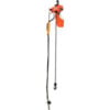 Global Industrial™ Air Chain Hoist 300 lb Capacity 10' Lift Single Reeved 84 FPM Lift Speed