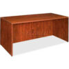 Lorell® Rectangular Desk Shell - 60""W x 30""D x 29-1/2""H - Cherry - Essentials Series
