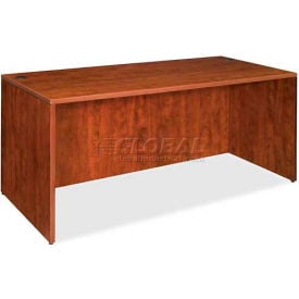 Lorell® Rectangular Desk Shell - 60""W x 30""D x 29-1/2""H - Cherry - Essentials Series