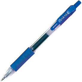 Zebra Sarasa Gel Retractable Pen Fine 0.5mm Blue Ink Dozen