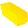 Akro-Mils Plastic Nesting Storage Shelf Bin 30120 - 4-1/8""W x 11-5/8""L x 4""H Yellow