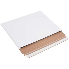Stayflats Plus® Gusseted Mailers 12-1/2""W x 9-1/2""L x 1""D White 100/Pack