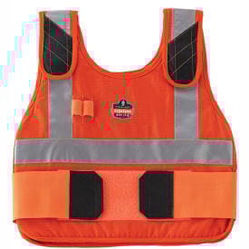 Ergodyne Chill-Its 6225HV Phase Change Cooling Vest Only FR Protection Orange S/M