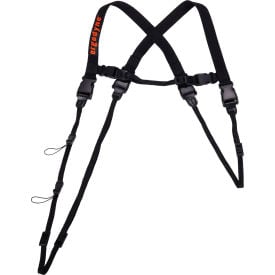 Ergodyne® Squids® 3132 Barcode Scanner Lanyard Harness XL Black