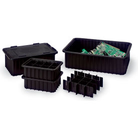 LEWISBins Snap-On Lids For Conductive Divider Boxes - Fits Divider Box 4711300 4711600 4711700