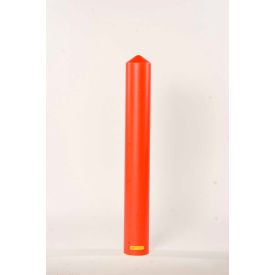 Eagle Smooth Bollard Post Sleeve 4"" Red 1735R