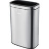 Global Industrial™ Stainless Steel Slim Open Top Trash Can 12 Gallon
