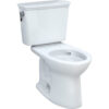 Toto® Drake® 1.28 GPF Elongated Bowl Toilet w/RH Flush 17-3/16""Wx28-3/8""Dx30-1/8""HCotton