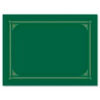 Geographics® Award Certificate Document Cover 12-1/2"" x 9-3/4"" Green 6/Pack