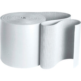 Global Industrial™ Singleface Corrugated Roll B Flute 48""W x 250L White 1 Roll
