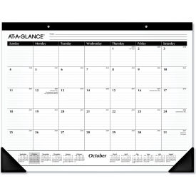 AT-A-GLANCE® Academic Year Ruled Desk Pad 21.75 x 17 16-Month Sept to Dec 2024 to 2025