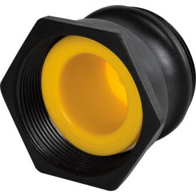 Global Industrial™ Polypropylene 2"" Female NPT Pipe Thread x 2"" Part A Camlock 'Stubby' Adapter