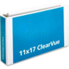 Cardinal® Tabloid ClearVue Slant-D Ring Binder 3"" Capacity 11 x 17 White