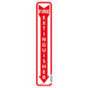 Global Industrial™ Fire Extinguisher Sign 18x4 Pressure Sensitive Vinyl