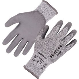 Ergodyne® Proflex 7030 Cut Resistant Gloves Polyurethane Coated ANSI A3 S Gray 1 Pair