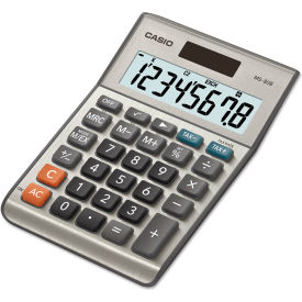 Casio® MS-80B Tax and Currency Calculator 8-Digit LCD