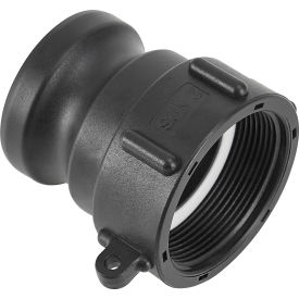 Global Industrial™ Polypropylene 2"" Female NPS Pipe Thread x 2"" Part A Camlock Adapter