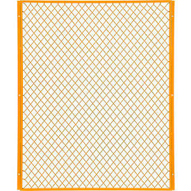 Global Industrial™ Machinery Wire Fence Partition Panel 4'W Yellow