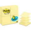Post-it® Pop-up Notes Pop-Up Note Refills R33024VAD 3"" x 3"" Yellow 100 Sheets 24/Pack