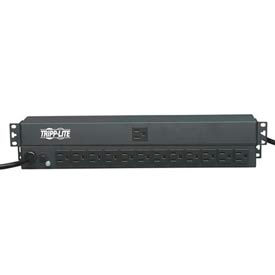 Tripp Lite PDU1215 Power Distribution Unit 19"" 1U 13 NEMA 5-15R 15ft Cord 15A