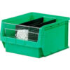 Quantum Plastic Magnum Stacking Bin 12""W x 20""D x 12""H Green
