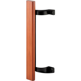 Prime-Line® Sliding Door Pull 6-1/2"" HC Wood Handle Diecast Black C 1190