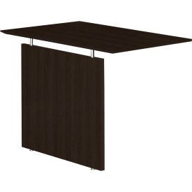 Safco® Medina 48-1/2""W Non-Handed Straight Bridge 48 1/2""W x 20""D x 29-1/2""H Mocha