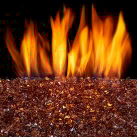 Duluth Forge Vented Fire Glass Burner Kit 24"" 65000 BTU Natural Gas Match Light