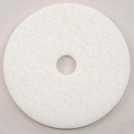 Global Industrial™ 17"" Polishing Pad White 5 Per Case
