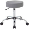 Boss Gray Caressoft Vinyl Medical Stool - Gray