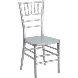 Flash Furniture Stacking Chiavari Chair - Resin - Silver - Hercules Premium Series