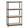 Hirsh Industries 4 Shelf Iron Horse HD Boltless Shelving Starter 36""W x 18""D x 60""H 2300 lb Cap