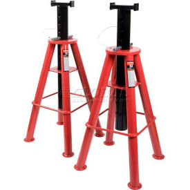 Sunex® Tools 1410 10 Ton High Height Pin Type Jack Stands Steel Base Pair